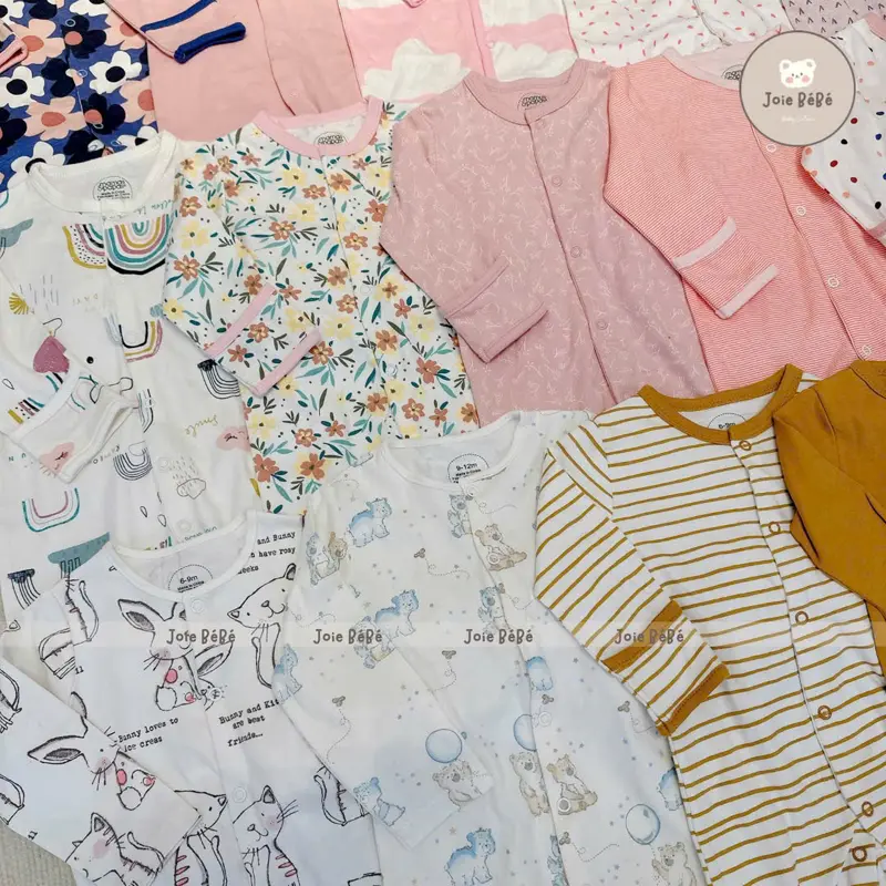 [hàng mới về] Sleepsuit MA.MAS PA.PAS cotton cao cấp hàng xuất dư xịn 3