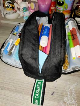 Product Review of Sarung pensel ungu 4 petak besar, bekas pensel pelajar sekolah, beg kosmetik, pengatur alat tulis, bekalan pejabat from z**i 0