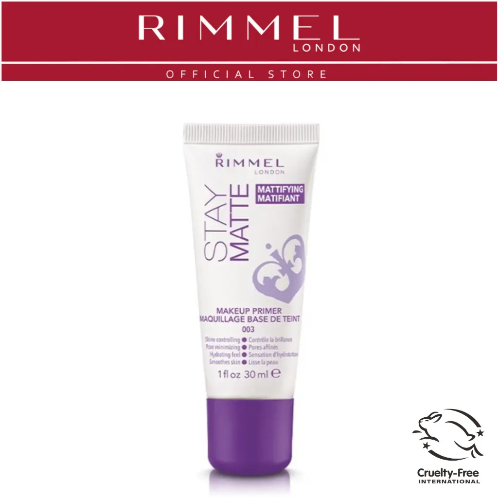 Rimmel Stay Matte Primer - Alas Make Up Ringan untuk Kulit Halus - Foundation primer
