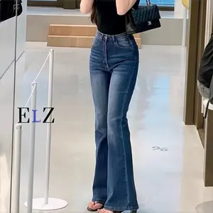 Highwaist Cutbray Jeans Retro 114 - Celana Jeans Cutbray Premium