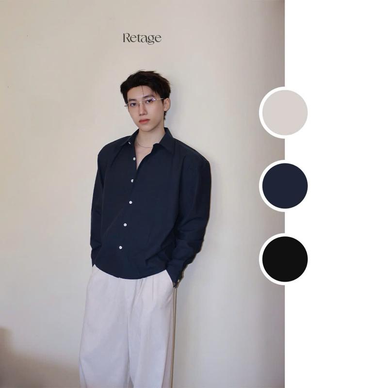 Áo Sơ Mi Nam Tay Dài Form Regular Doubo.Stu - Chất Liệu Linen Cao Cấp Shirt Menwear