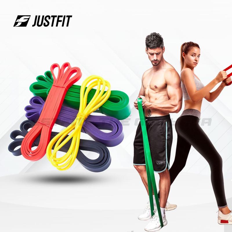 Dây kháng lực JUSTFIT power band, powerband tập gym, tập yoga, thể dục tập chân nam nữ Tập Cơ Tay Cao Su Tập Yoga