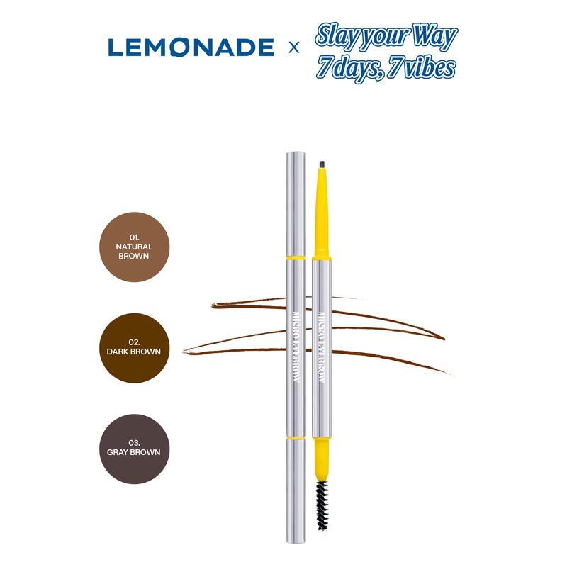 Chì kẻ mày siêu mảnh lâu trôi Lemonade Micro Eyebrow 0,1g