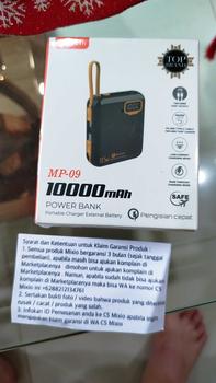 Product Review of MIXIO MP-08 5000mAh Powerbank Mini 20W With Kabel Fast Charging Lightning & Type C For iPhone/Android from R** F**y 0