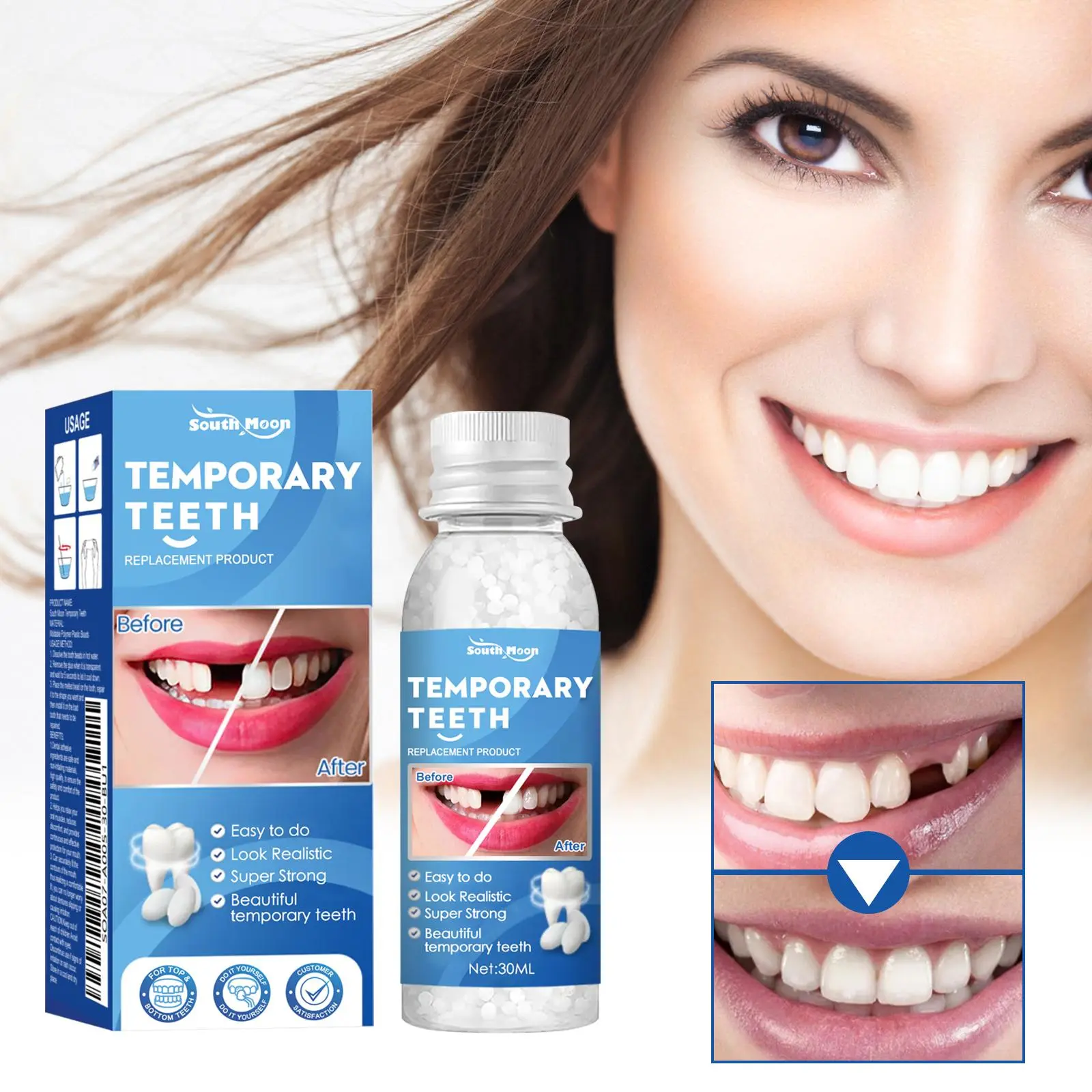 Bagong Upgrade Tooth Wax 30ml - Halal Gel for Daily & Travel Use - Non ...