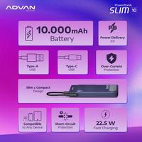 Gambar ADVAN Powerbank Slim 10 Fast Charge 10000mAh 22.5W | Garansi Resmi Advan Indonesia 1 Tahun - Mocha dari Ceria Ponsel Mall Kota Tangerang 2 Tokopedia