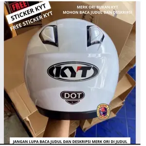 Helm Kyoto BUKAN KYT Helf Face MERK Original PRIEST FREE STICKER DAN BOX Motorcycle