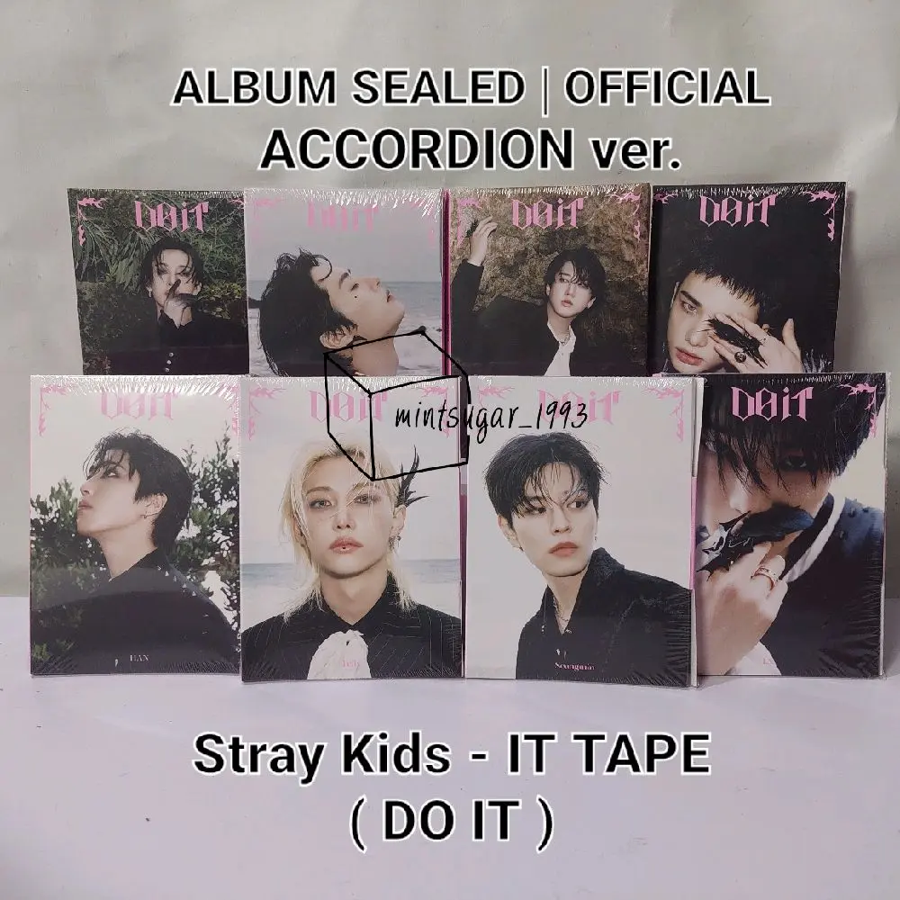 [ READY SEALED ] Stray Kids - SKZ IT TAPE [ DO IT ] ( ACCORDION Ver. ) POB YES24 ( Bangchan Bang Chan Lee Know Changbin Hyunjin Han Jisung Felix Seungmin I.N IN ) Official KPOP Album New