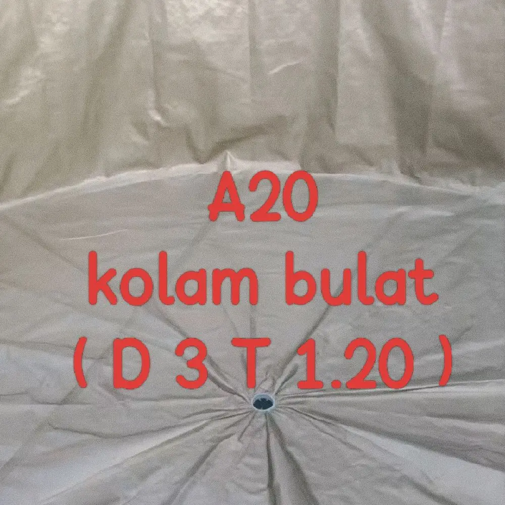 terpal kolam bulat type A20 Diameter ( D 3 T 1.20 ) bahan asli korea original a20