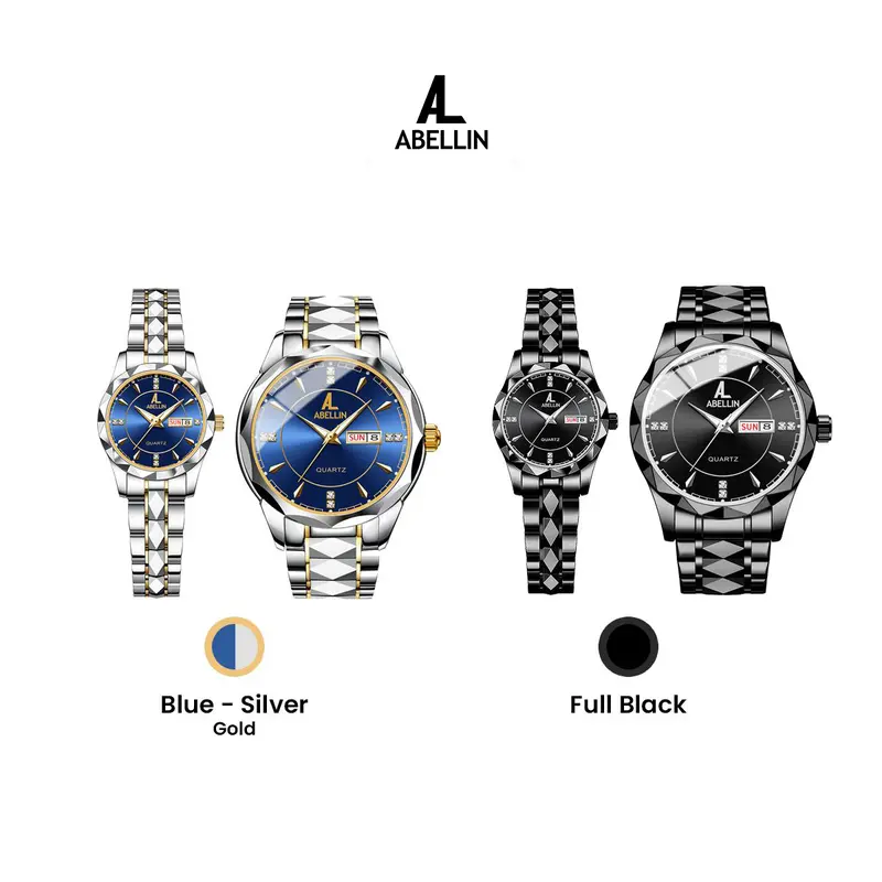 URSA Quartz - Jam Tangan Pria Wanita Couple Premium Original Brand Lokal Analog Eksklusif Bergaransi Mewah Tahan Air Water Resistant Kotak Premium Stainless Watch Watches 1
