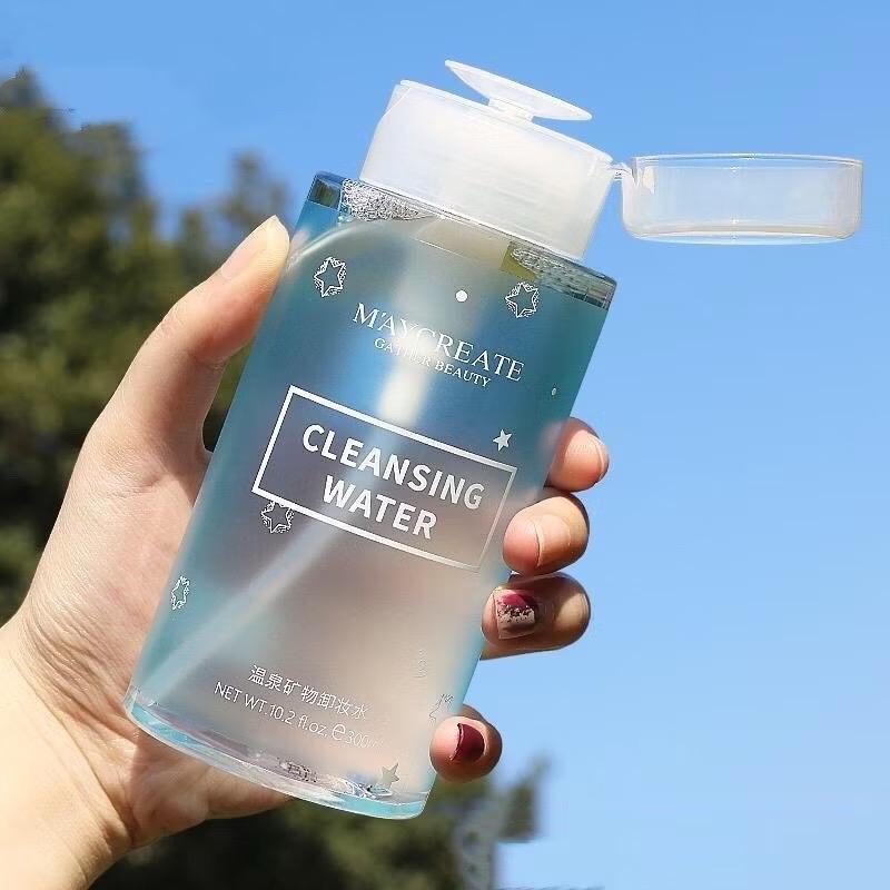 Nước tẩy trang MayCreate 300ml suối khoáng Hot Spring Mineral Cleansing Water
