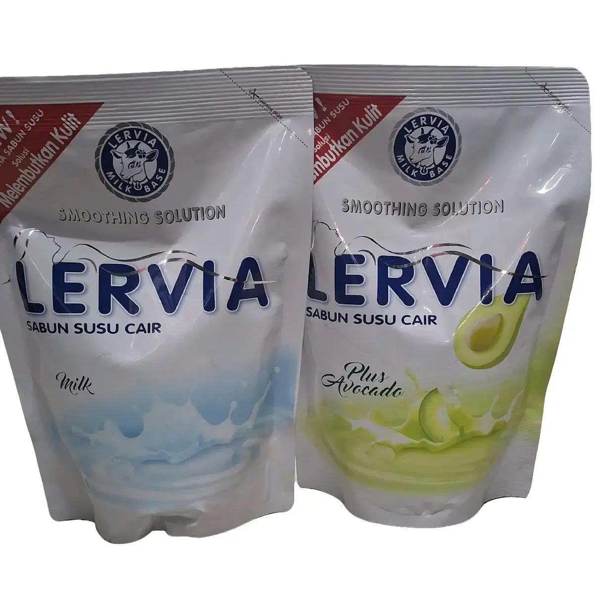 Lervia Sabun Mandi Cair Refil 400ml - Pencerah Kulit - Soap