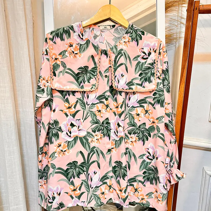 BLOUSE DEWASA | Awana Aluna Top | Atasan Baju Ibu Tangan Panjang 5