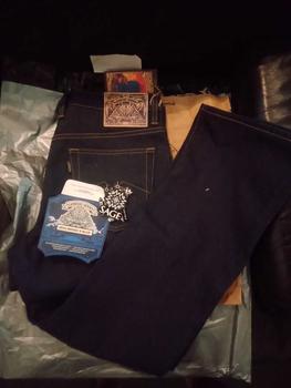 Product Review of Sage Genesis Series : 15oz Indigo x Blue Ultimate Quality Projectile Loomed Denim from @**g i**. 0