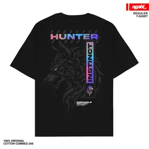 Kaos BajuDistro Spesial Bundling Super Keren HunterInstinct, Revenge BD061 Unisex Pria WanitaCotton Combed 24s
