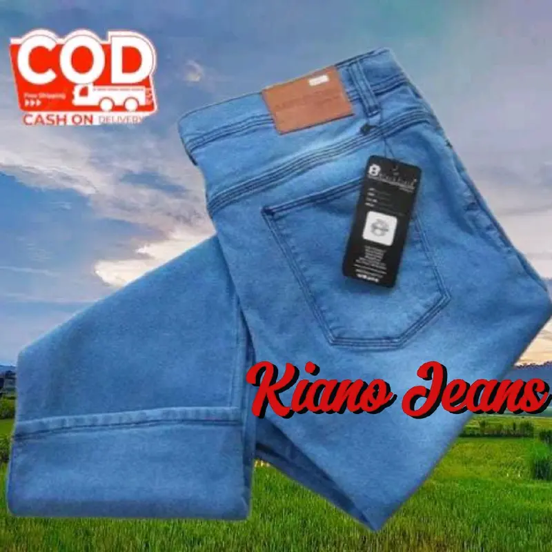 Celana Jeans Panjang Pria Slimfit - celana jeans panjang pensil pria Stretch Bahan Melar Denim 2