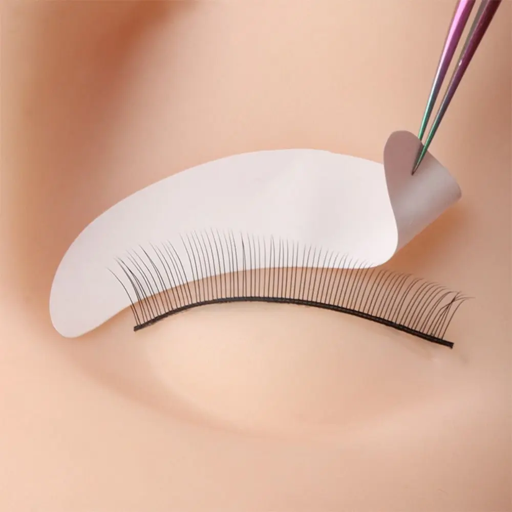 100Pcs/set Skin Protection Salon Eyelash Extension Patches White Makeup Tools Eyelashes Paper Adhesive Tape Natural Eye Lashes Separation Sticker Under Eye Gel Pads