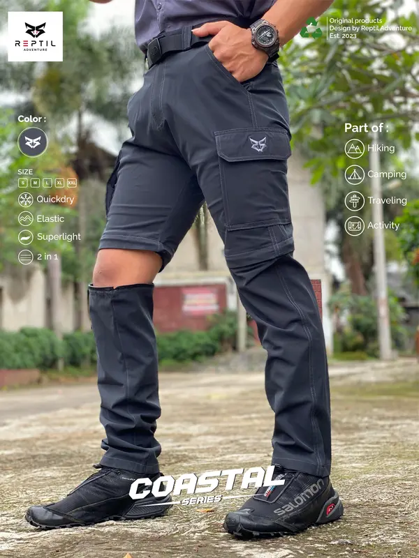 CELANA HIKING SAMBUNG REPTIL ADVENTURE COASTAL Series Panjang 0