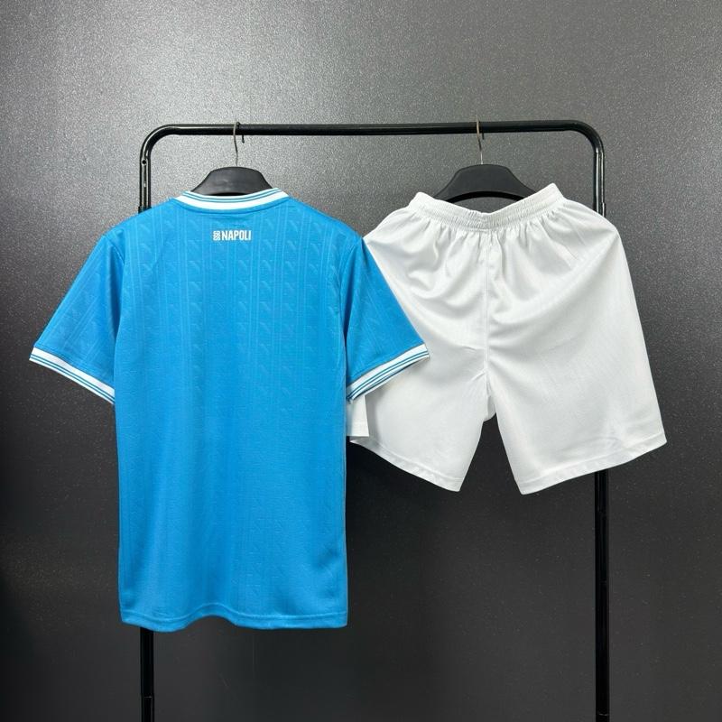 Bộ Quần Áo Đá Bóng Na Bô Ly Sân Nhà 2026 Màu Xanh Dương & Trắng Phong Cách Thể Thao