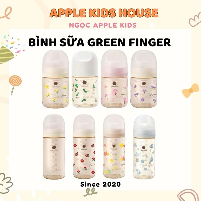 Bình sữa Green Finger nội địa Hàn nhựa PPSU bảo quản sữa dung tích 160/280ml (Bình tách set ko hộp)