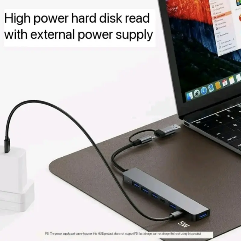 ADAPTOR 8 IN 1 HUB CONNECTER USB 8 TITIK USB HUB 2