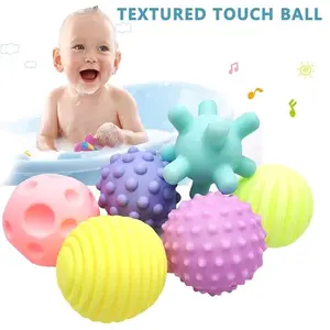 Sensory Ball 6 pcs Mainan Bola Karet Soft Toy Ball SensorIk Motorik Baby