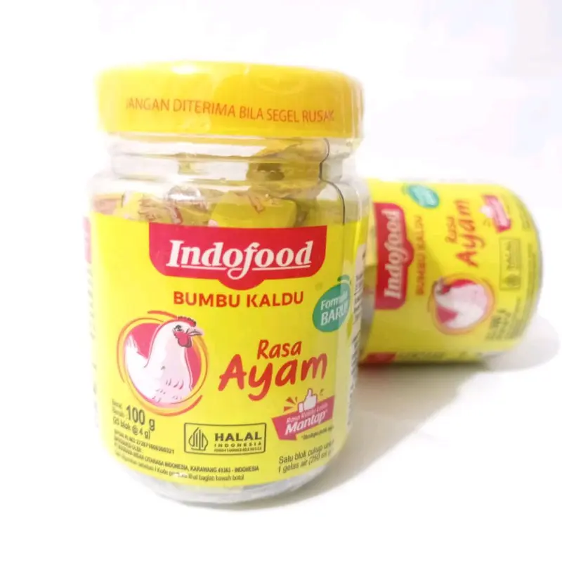 Bumbu Kaldu Indofood Rasa Ayam dan Sapi - Bubuk Instan - Bahan, Garam, Spices, Msg, Penyedap, Powder, Jamur Masakan Soup 2
