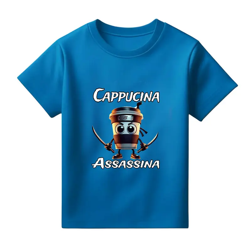 Baju Kaos Distro Anak Anomali Cappucina Assasina / Atasan Anak / Pakaian Kaos Anak Unisex Usia 2-10 thn 7