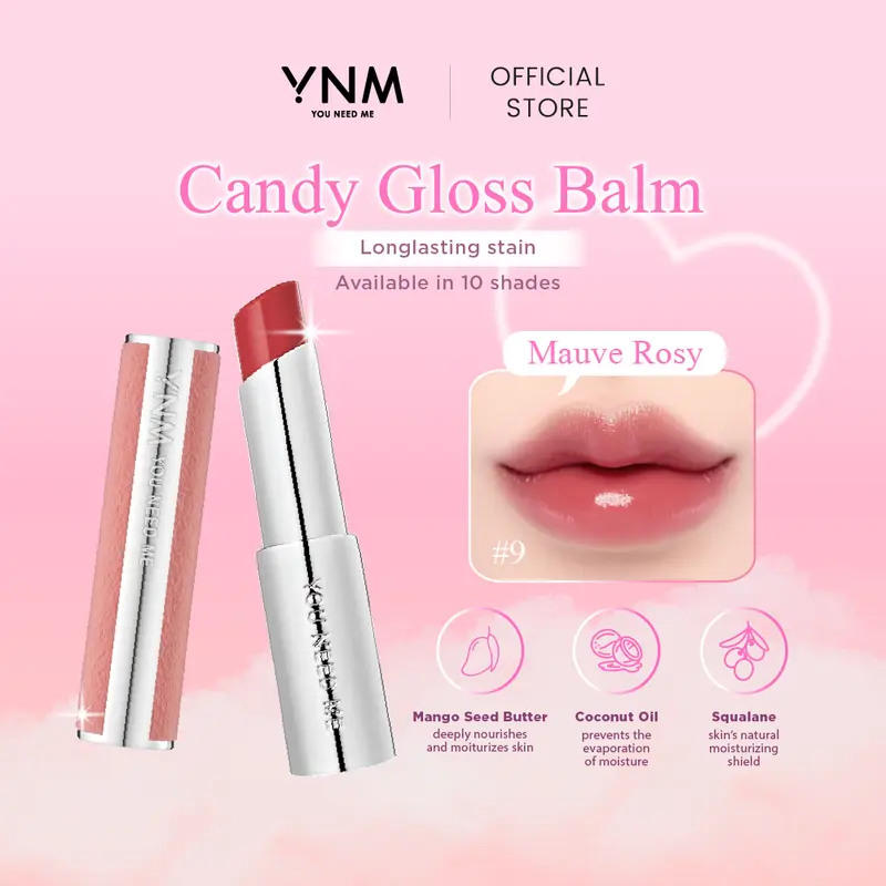 YNM Candy Gloss Balm - M​A​U​V​E R​O​S​Y 0