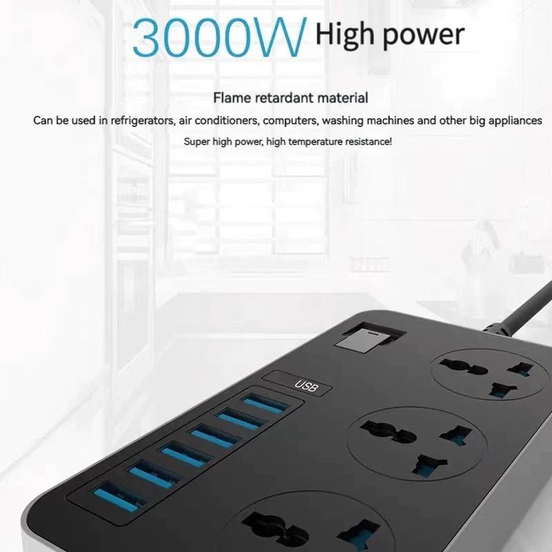 Product Introduction of British USB strip intelligent patch board multi-functional strip British standard white PD fast charger 14