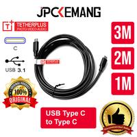 Gambar Kabel Kamera TetherPlus USB 3.1 Type C to Type C 1M / 2M / 3M Tether Plus Cable TP-UB31TCTC Original - 1 Meter dari JPC Kemang Kota Administrasi Jakarta Selatan 1 Tokopedia