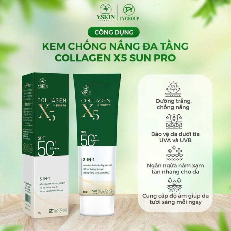 Mua 1 Tặng 1 KEM CHỐNG NẮNG ĐA TẦNG COLA X5 PLUS Y.SKIN tặng ngay kcn mini giá 119k khi mua hàng hoặc srm mini