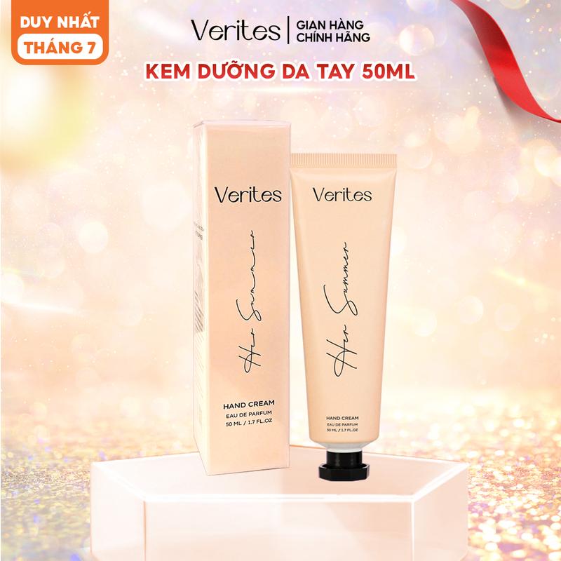 Kem Dưỡng Da Tay Verites Hương Nước Hoa Bổ Sung Độ Ẩm, Dưỡng Mềm Mịn Không Bết Dính 50ml
