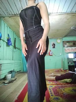 Product Review of Hana Fashion - Sienna Maxi Skirt/ Rok Panjang Wanita - SK250 Rok Denim from A**e 0