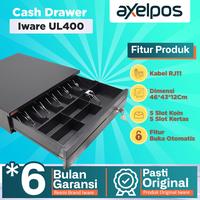 Gambar Cash Drawer Laci Kasir 5 Slot Iware UL400 With RJ11 dari Axelpos Kota Administrasi Jakarta Pusat 1 Tokopedia
