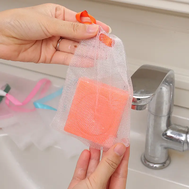 Túi Xà Phòng Lưới Tạo Bọt, Để Làm Sạch Bọt Xà Phòng, Túi Lưới Tạo Bọt Đặc Biệt Cho Rửa Mặt, Giúp Tạo Bọt 2