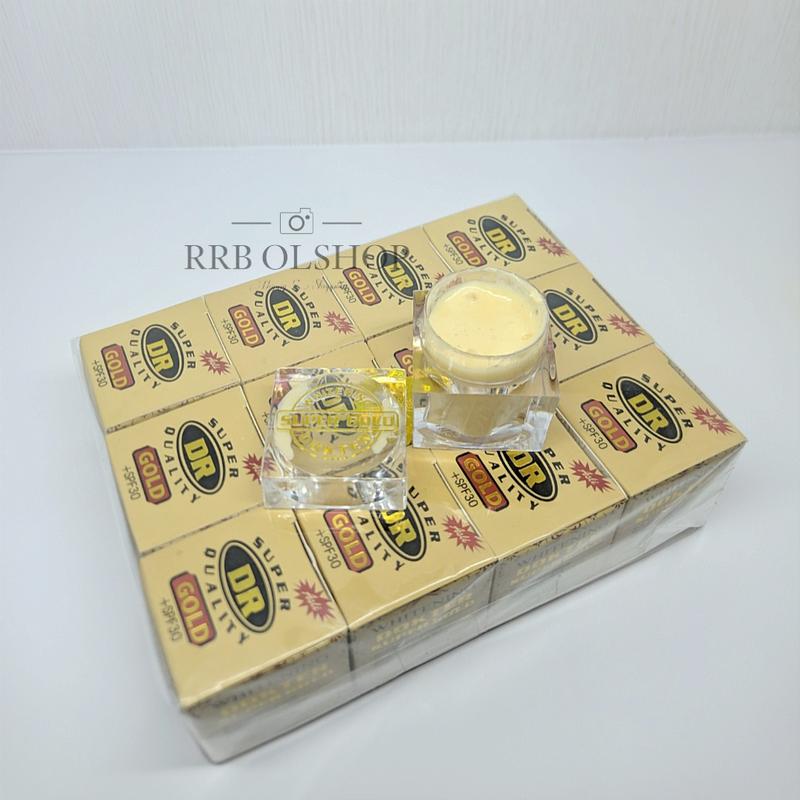 3 Pcs Cream DR Gold super quality whitening SPF+30 Siang dan malam 3
