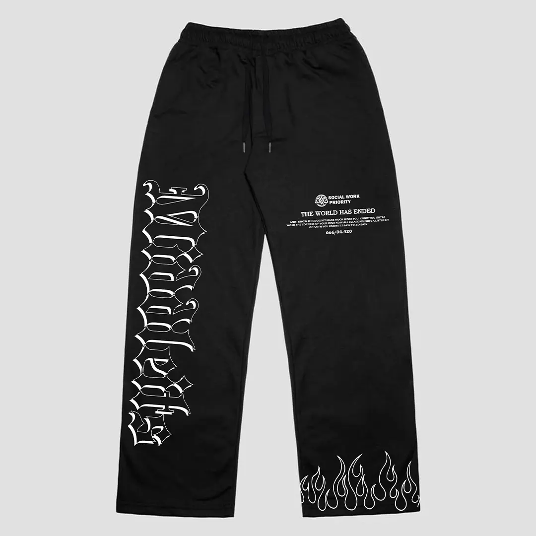 MIDDLEITS I SWEATPANTS I CELANA PANJANG CASUAL HAS ENDED FLEECE UNISEX