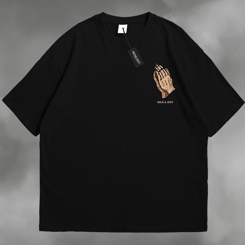 RICK&JEFF KAOS BAJU TSHIRT OVERSIZE UNFORGIVENESS UNISEX PRIA WANITA COMBED 24S GRAMASI 190 - 200 2