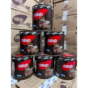 ( 1 Dus / 6 kaleng) Nabati wafer kaleng rasa coklat/ keju/strawberry