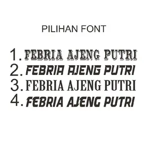 SABLON DTF BISA REQUEST NAMA KALIAN