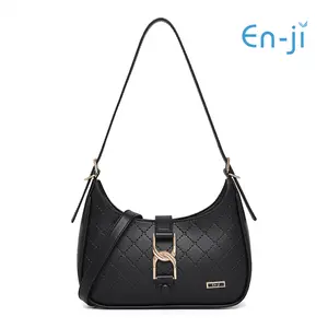 En-ji Yonse Shoulderbag Wanita - Warna Black