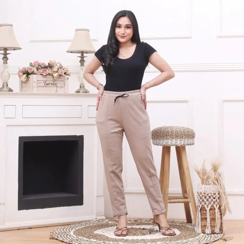 Celana Wanita Baggy Pants Bahan Paraguay 6