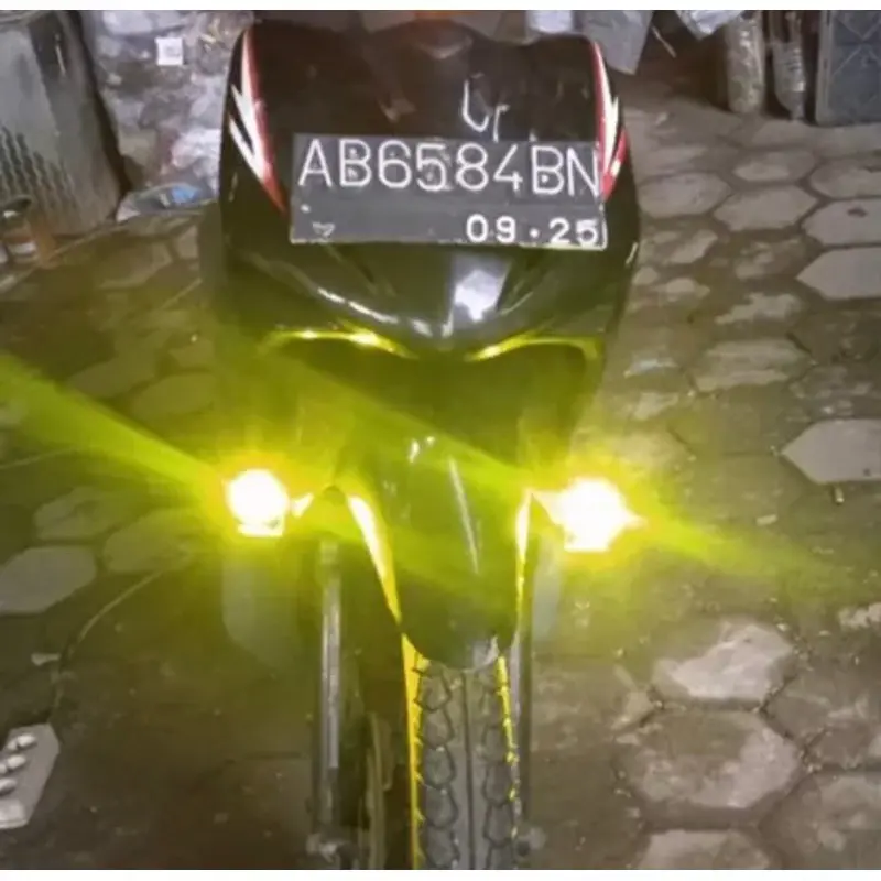 Lampu Tembak Laser Led Mini 2 Warna - Lampu Tembak Sorot Foglamp Mini D2 Laser Gun 5