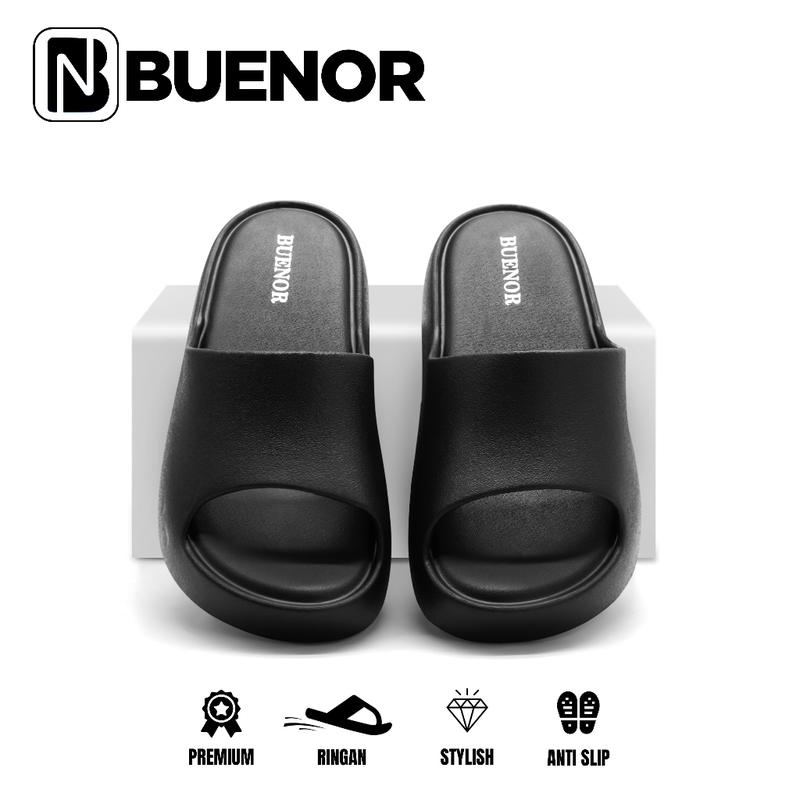 Sandal Slip On Bahan Karet Anti Licin Ringan Korean Style Terbaru 3