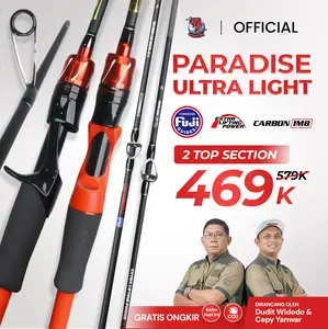 JORAN PARADISE ULTRA LIGHT UL | CARBON SOLID IM8 RING FUJI HANDLE JAPAN STYLE 198CM & 204CM GARANSI 1 TAHUN | UL