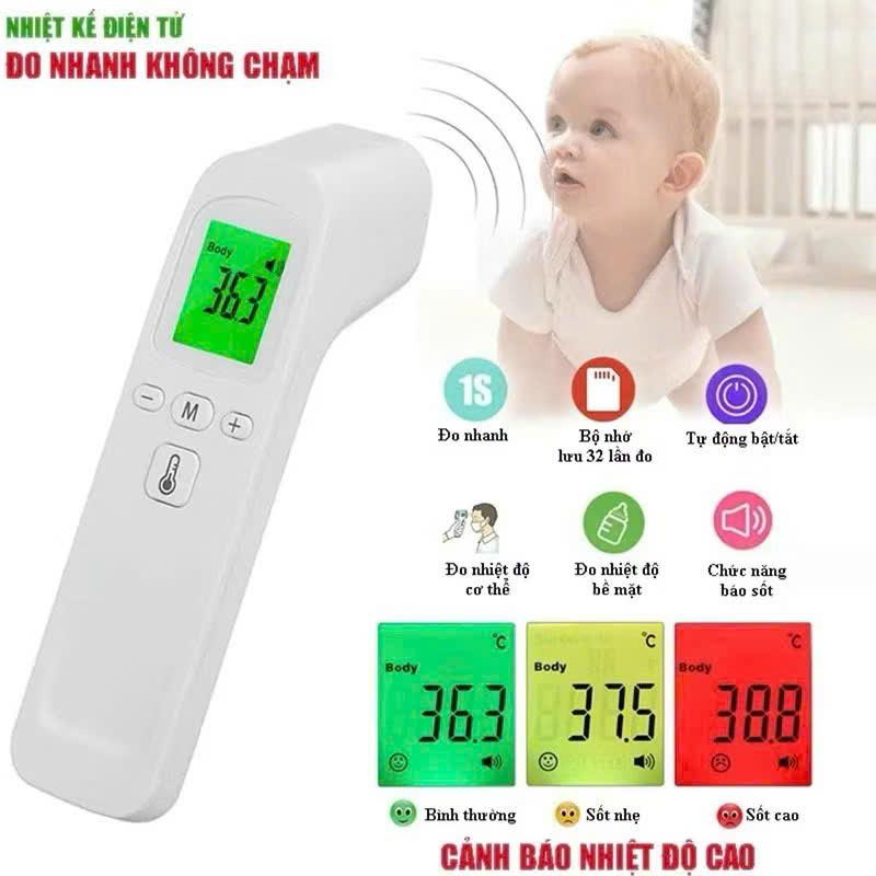 Nhiệt Kế Điện Tử Đo Nhiệt Độ Cơ Thể Bình Sữa Phòng Chính Xác Tiện Lợi