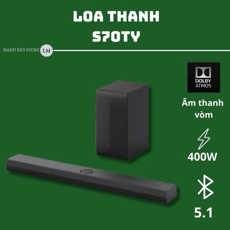 Loa thanh soundbar S70TY 3.1.1 kênh - 400W, Dolby Audio, Bluetooth 5.1