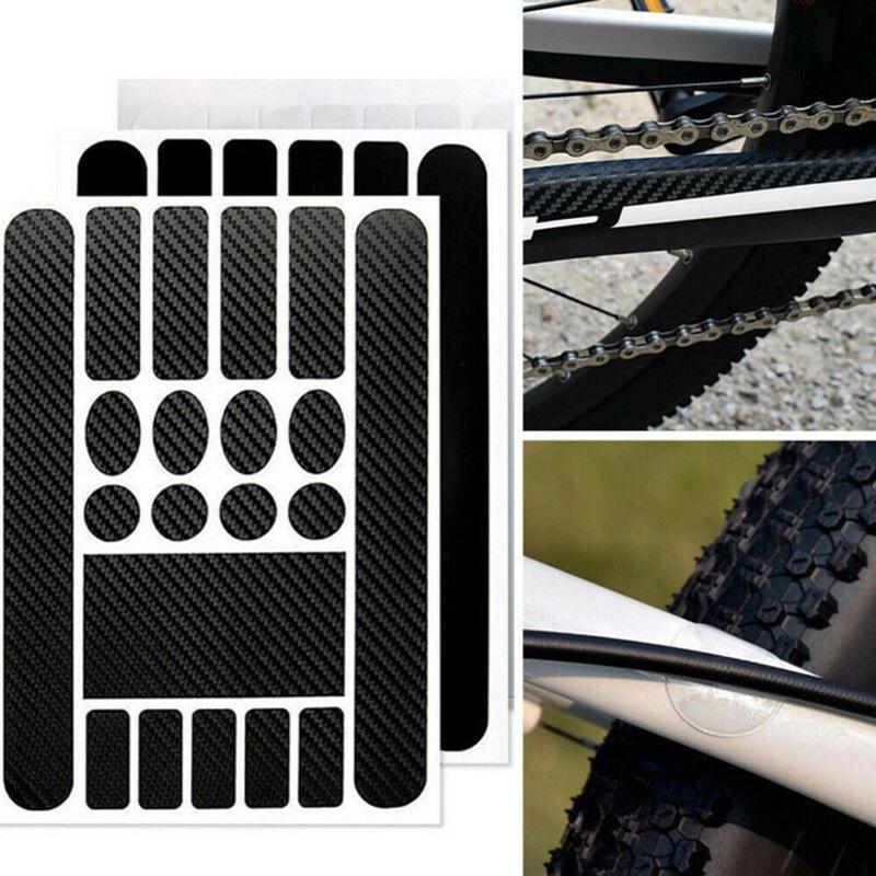 Procection Frame Sticker Bicycle Frame Protection Stickers Set Self-adhesive Bike Chain - TikTok ...