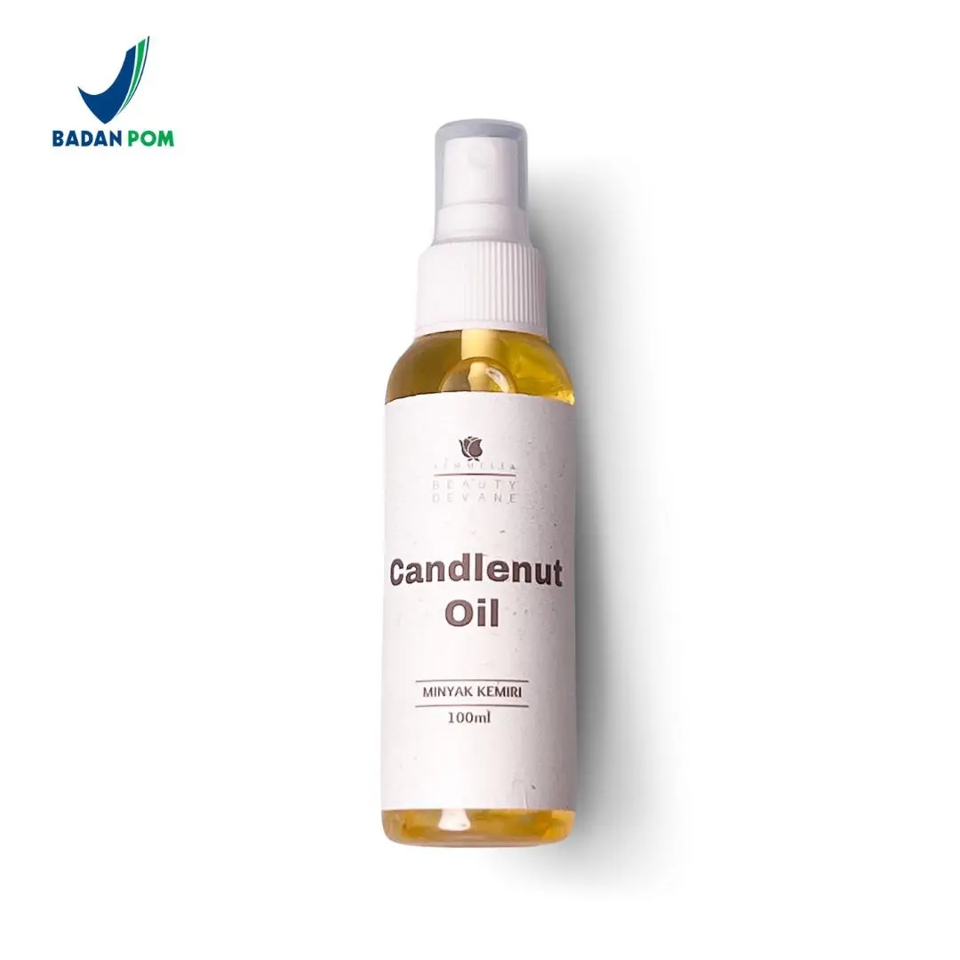 FEMMELIA by Beauty Devane Minyak Kemiri natural 100ml Melebatkan Jenggot Perawatan Rambut Rontok Dan Ketombe,menebalkan rambut peria dan wanita